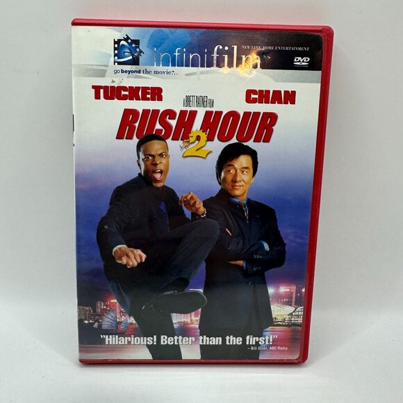 Rush Hour 2 DVD Jackie Chan Chris Tucker New Line Home Entertainment PG-13 - Picture 2 of 4
